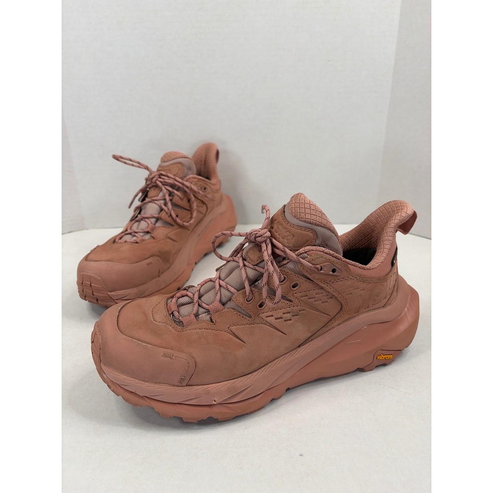 Hoka One One Kaha 2 Low GTX Hiking Shoes Pink GORE-TEX Vibram Womens 10.5